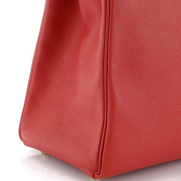 Hermes Kelly Handbag Rouge Vif #78050H84B - Picture 8 of 14